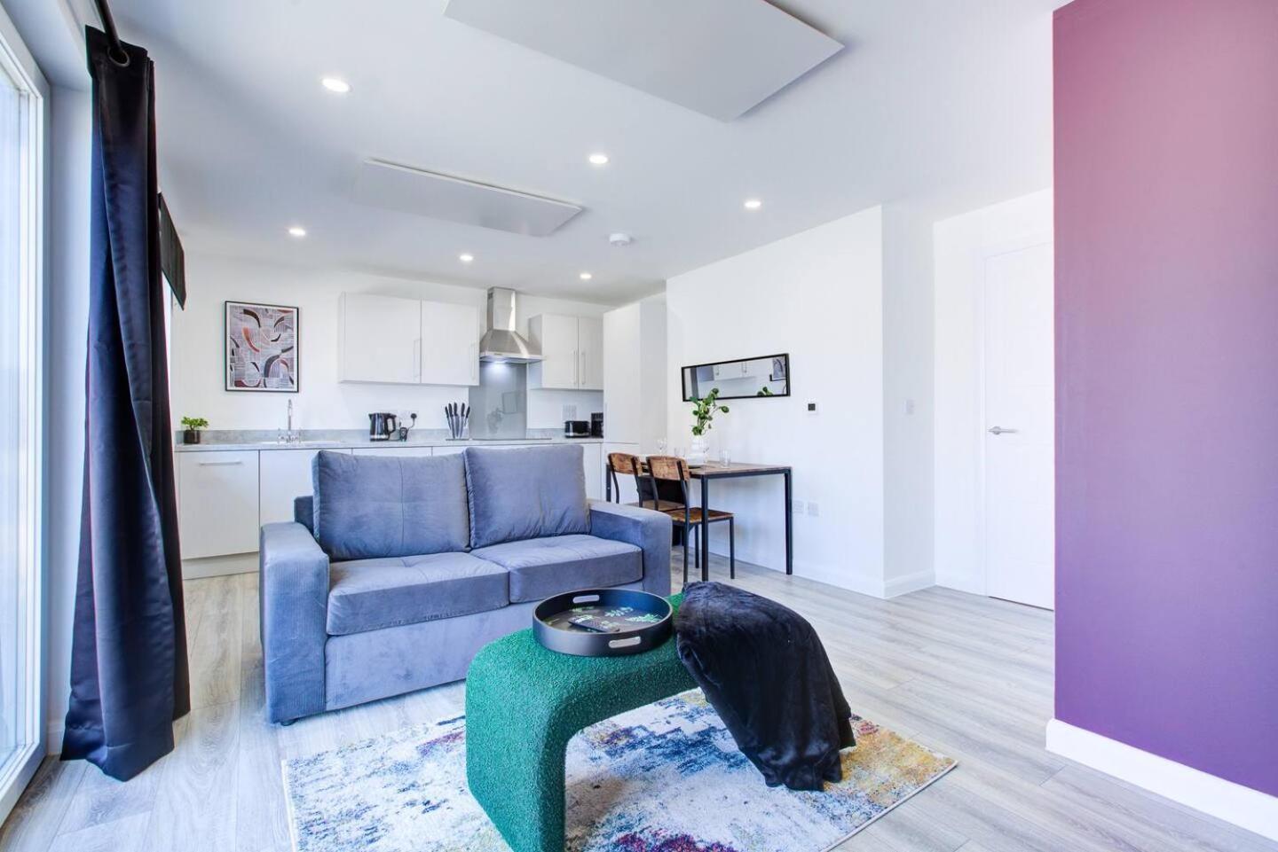 2Bed 2Bath In - Next To Station For 6 Free Parking Apartment แอชฟอร์ด ภายนอก รูปภาพ